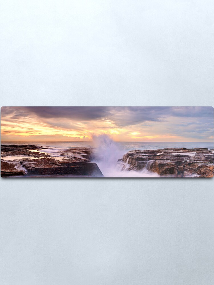 Alternate view of Narrabeen Rocks, New South Wales, Australia Metal Print