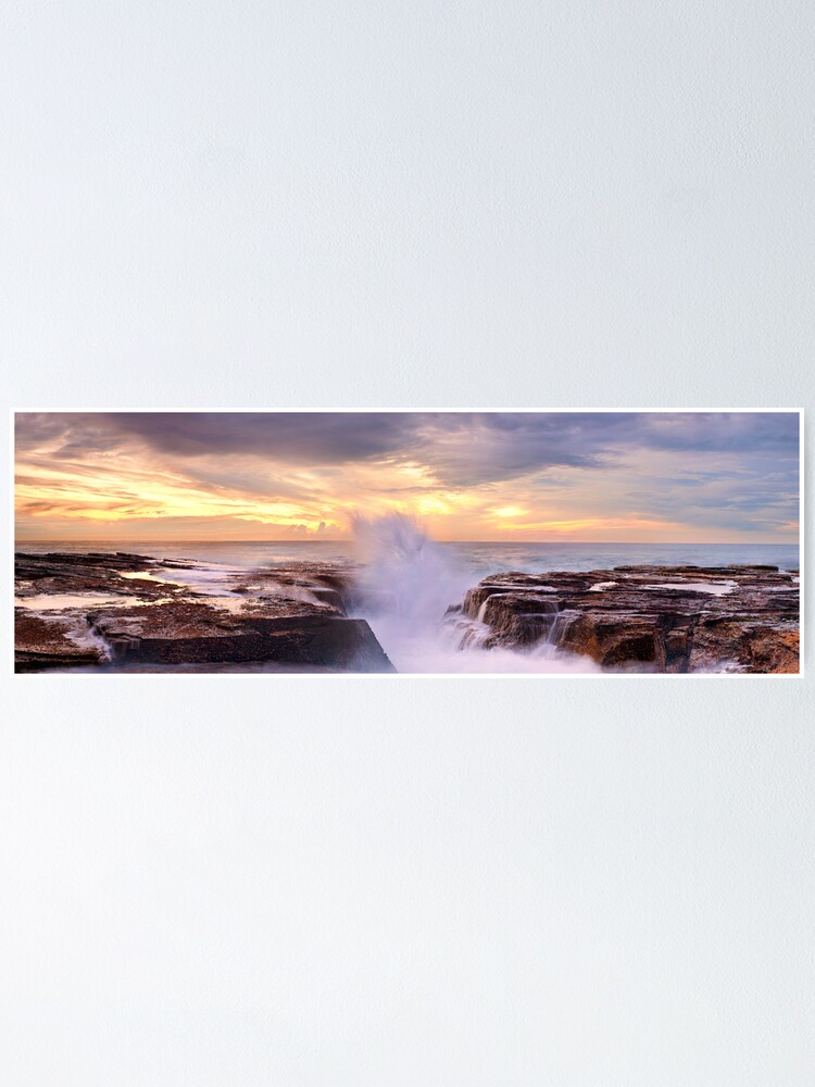 Alternate view of Narrabeen Rocks, New South Wales, Australia Poster