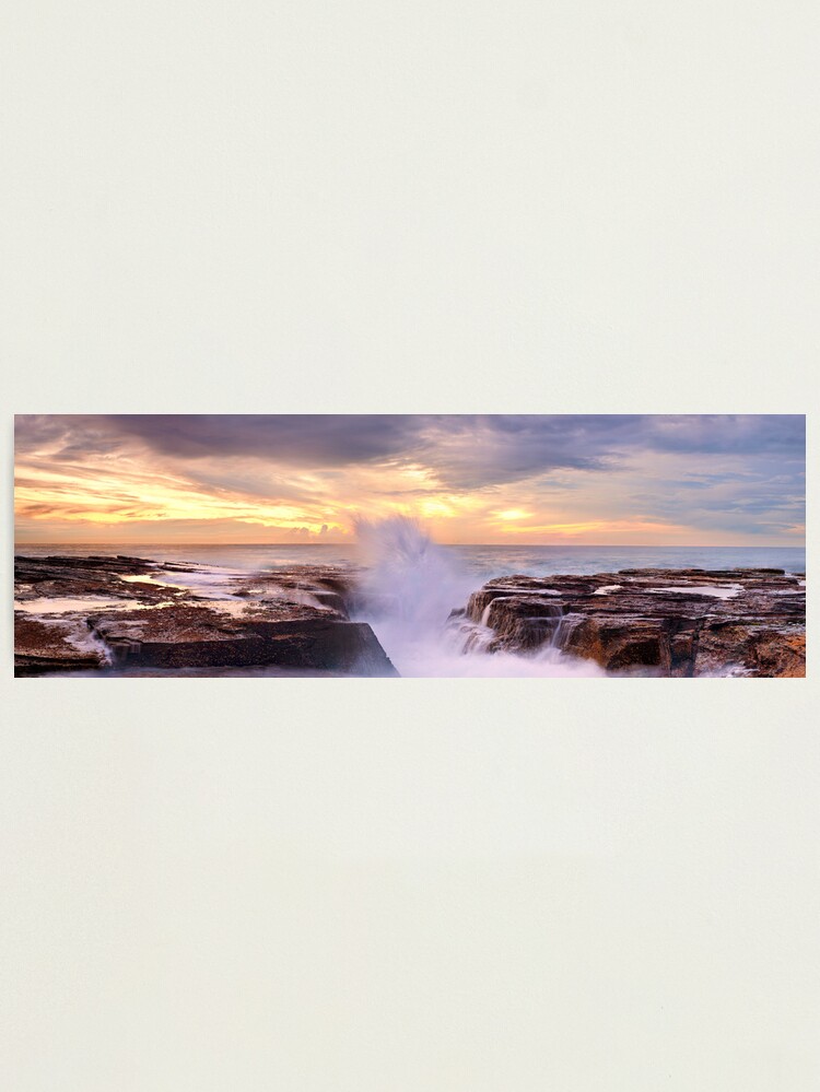 Alternate view of Narrabeen Rocks, New South Wales, Australia Photographic Print
