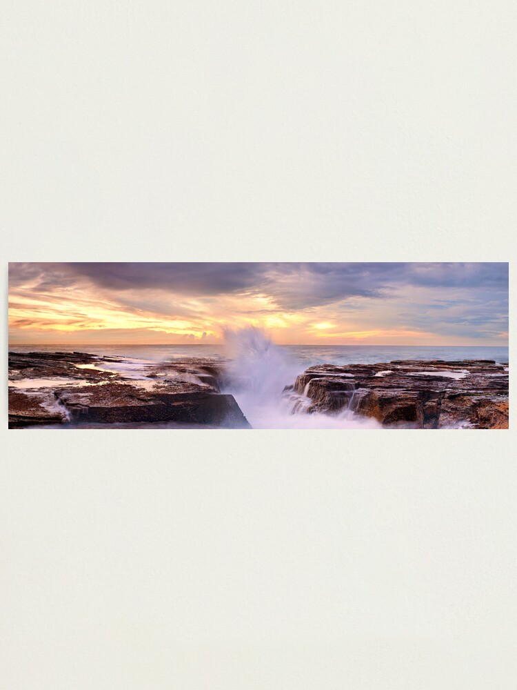 Alternate view of Narrabeen Rocks, New South Wales, Australia Photographic Print
