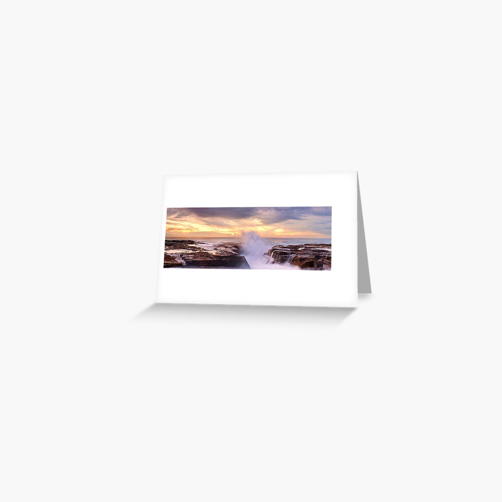 Narrabeen Rocks, New South Wales, Australia Greeting Card
