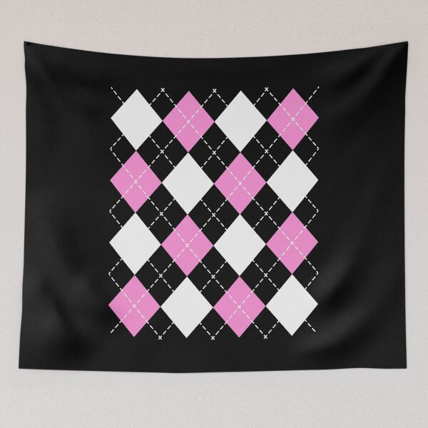 Item preview, Rockabilly Pink Argyle Vintage 1950s Sock Hop Dance Party Retro Rock n Roll designed and sold by MemphisCenter.