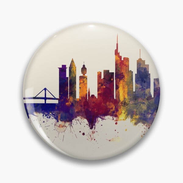 Item preview, Frankfurt Germany Skyline designed and sold by ArtPrints.