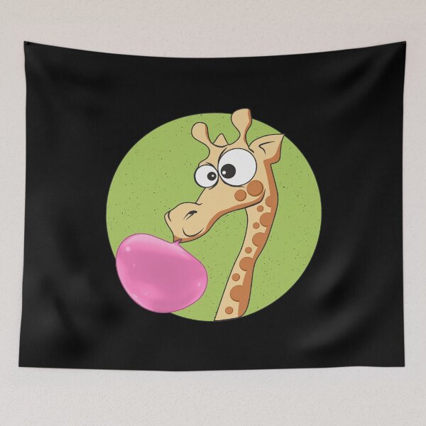 Item preview, Giraffe Bubble Gum Cute and Funny Lover Gift  designed and sold by alenaz.