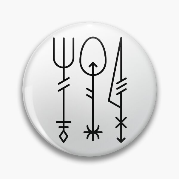 Item preview, Silverware Runes - Black designed and sold by LEEROIDZ.