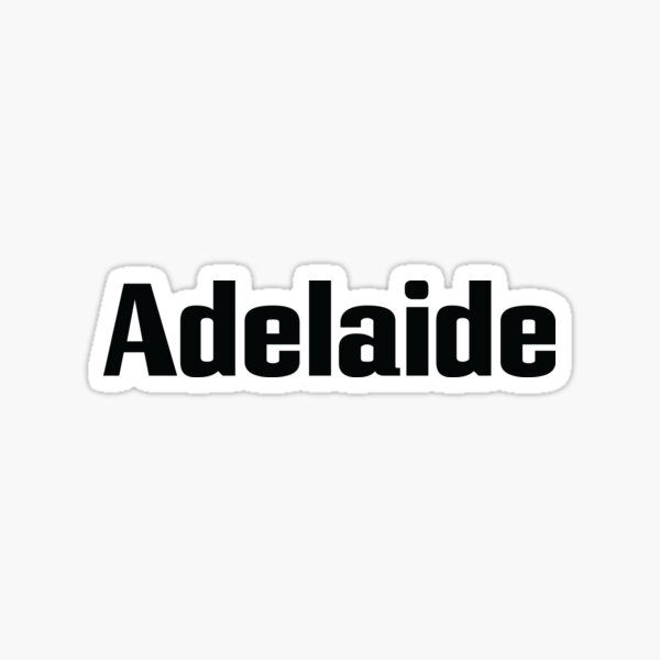 "Adelaide" Sticker for Sale by ProjectX23 Redbubble