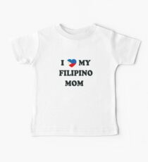 I Heart My Filipino Mom Baby T-Shirt