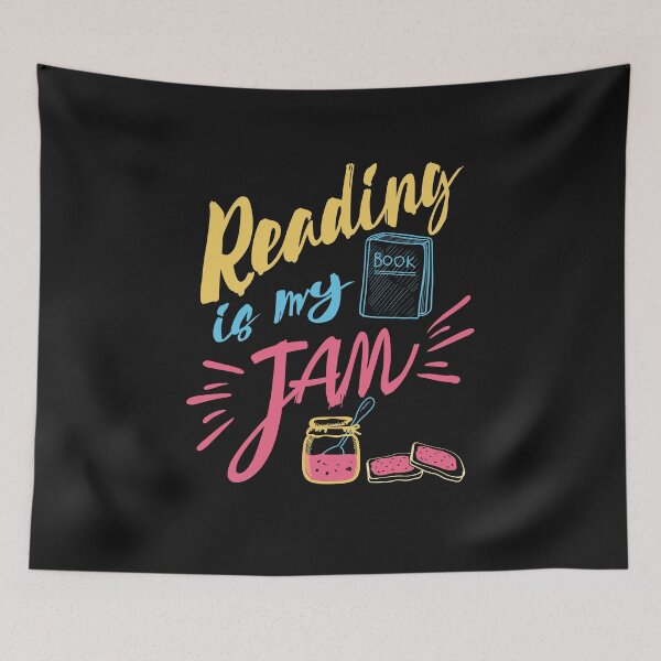 Item preview, Reading is my sweet jam reading books lover funny quote  bookworm gift cute  designed and sold by alenaz.