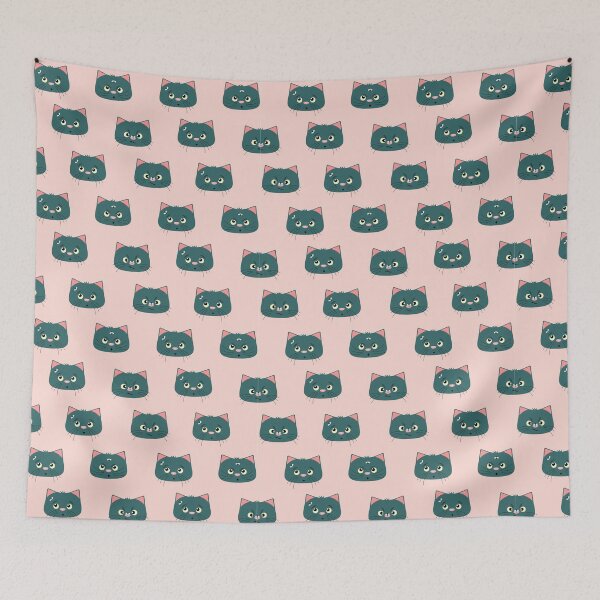 Item preview, A cat and a fly pattern PRINT designed and sold by Desenatorul1976.