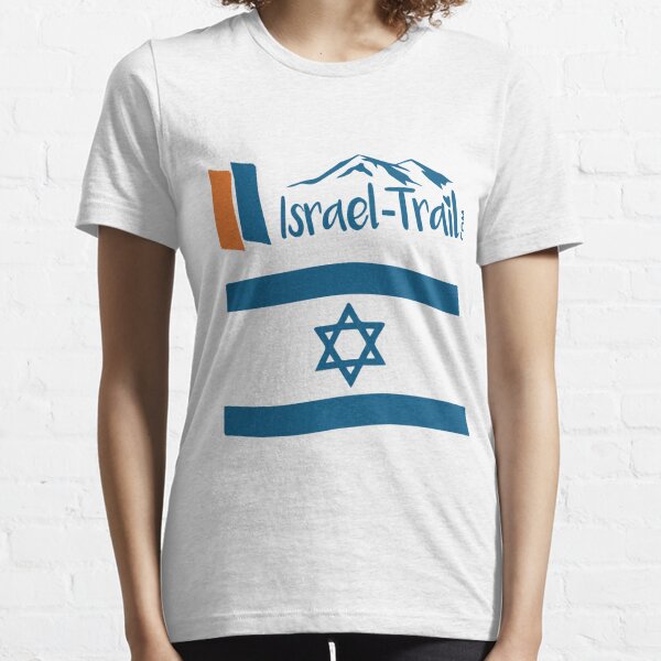 Israel National Trail Branding, Shvil Israel T-Shrit und Israelfahne Essential T-Shirt