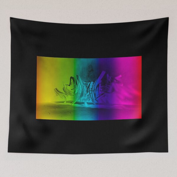 Item preview, colorful graffity on the black background designed and sold by --Andrii--.