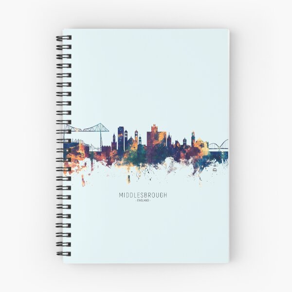 Item preview, Middlesbrough England Skyline designed and sold by ArtPrints.