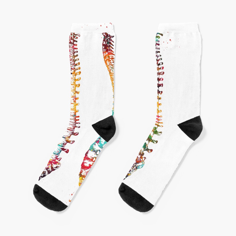 Human Spine Socks