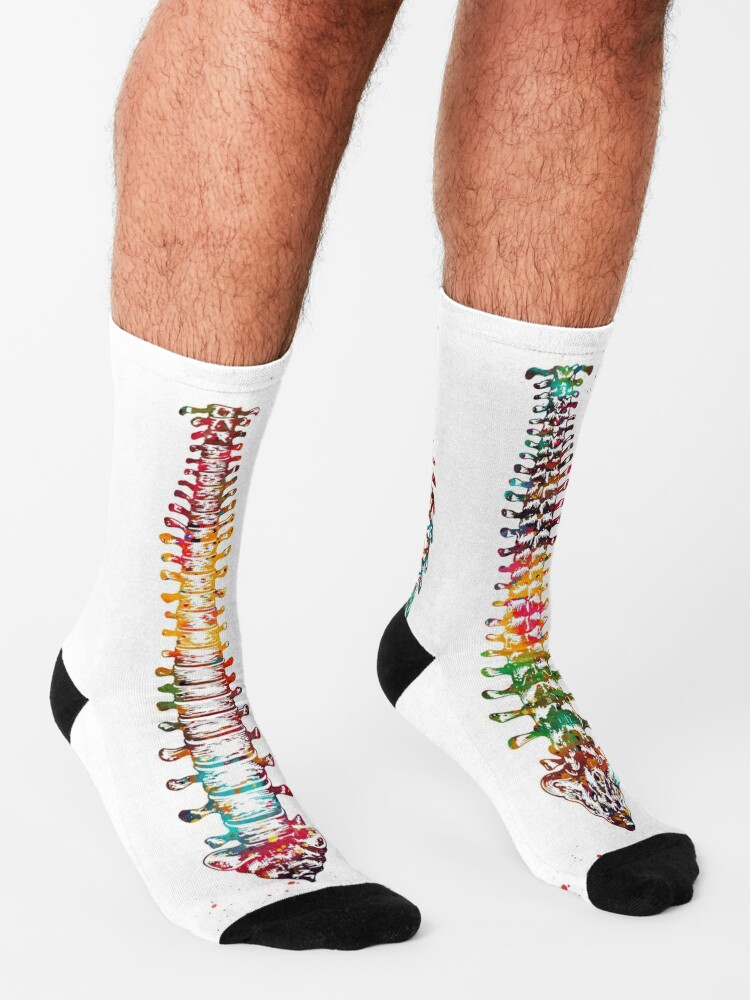 Alternate view of Human Spine Socks
