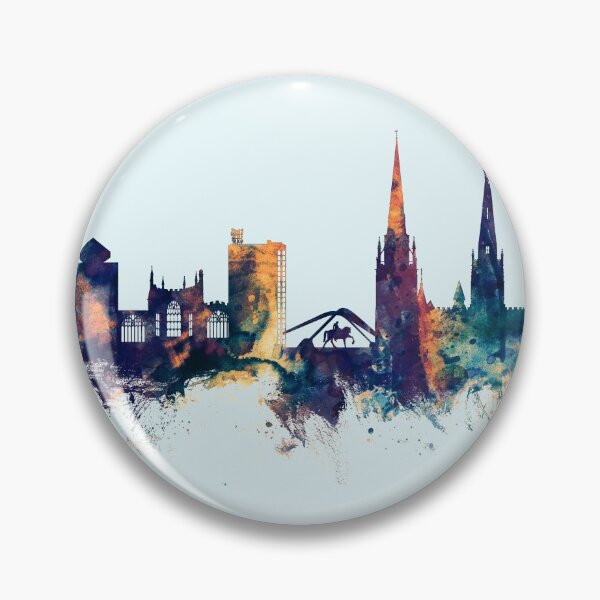 Item preview, Coventry England Skyline designed and sold by ArtPrints.