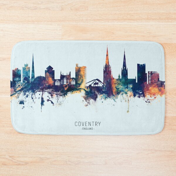 Item preview, Coventry England Skyline designed and sold by ArtPrints.