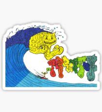 Percentum Surfing Sticker