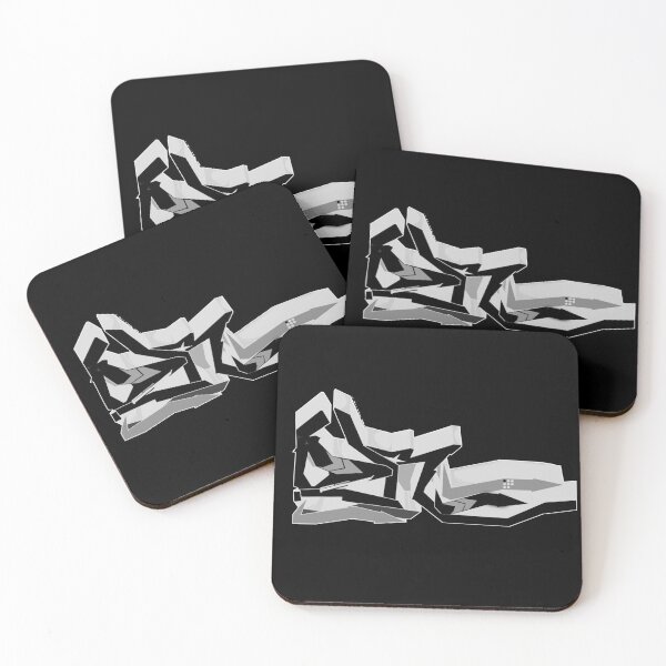 Item preview, white&black graffity on the black background designed and sold by --Andrii--.