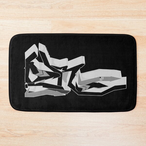 Item preview, white&black graffity on the black background designed and sold by --Andrii--.