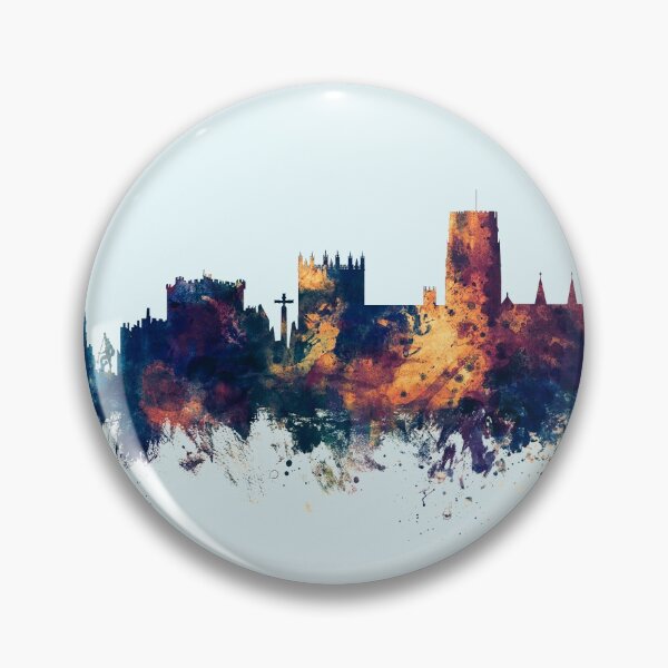 Item preview, Durham England Skyline Cityscape designed and sold by ArtPrints.