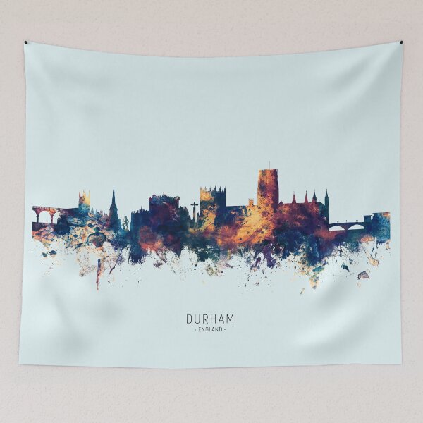 Item preview, Durham England Skyline Cityscape designed and sold by ArtPrints.