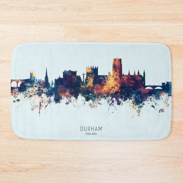 Item preview, Durham England Skyline Cityscape designed and sold by ArtPrints.