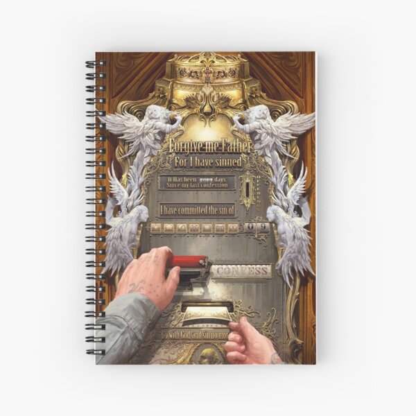 Clockwork Confessional Spiral Notebook