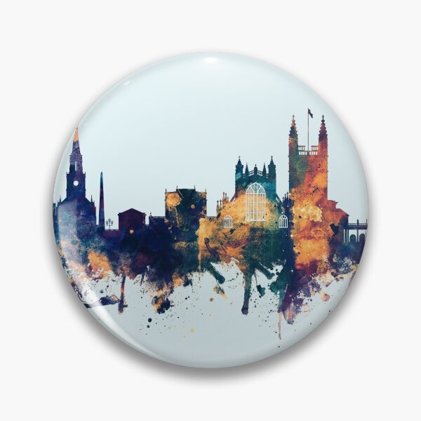 Item preview, Bath England Skyline Cityscape designed and sold by ArtPrints.