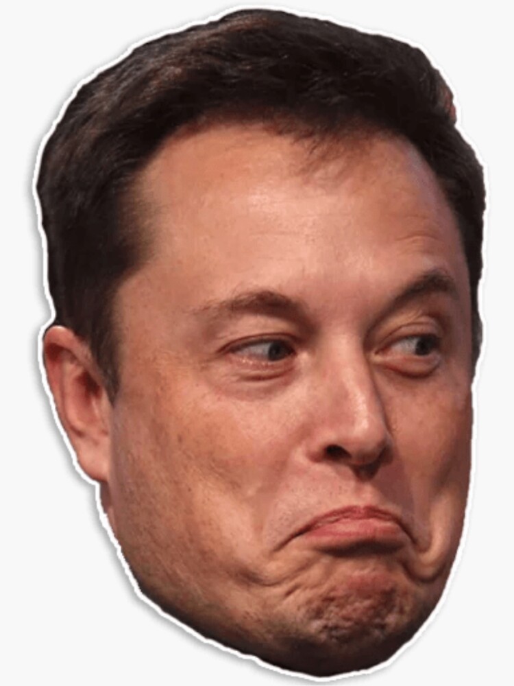 "Elon Musk" Sticker by eliahb Redbubble
