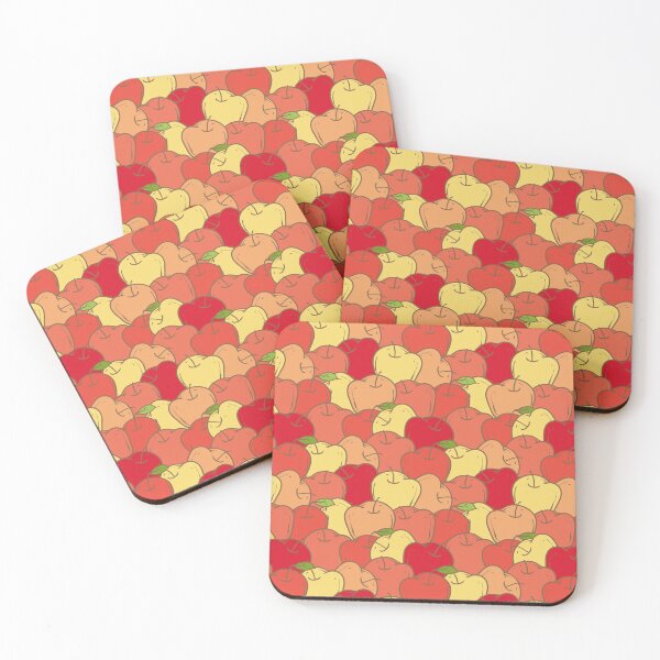 Item preview, Red and Yellow Apple Seamless Pattern designed and sold by deepfuze.