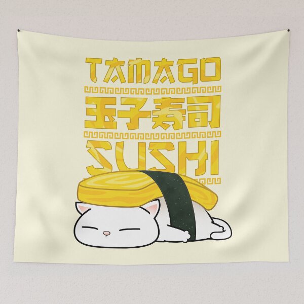 Item preview, Chubby Cat Tamago Sushi Cat designed and sold by Takeda-art.