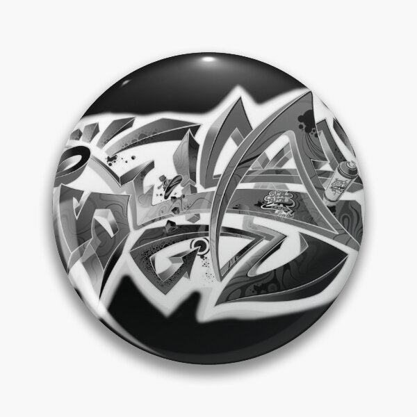 Item preview, white&black graffity on the black background designed and sold by --Andrii--.