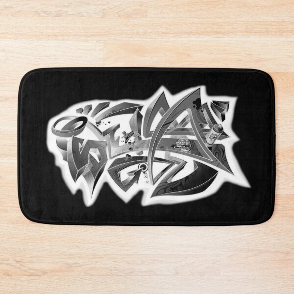 Item preview, white&black graffity on the black background designed and sold by --Andrii--.
