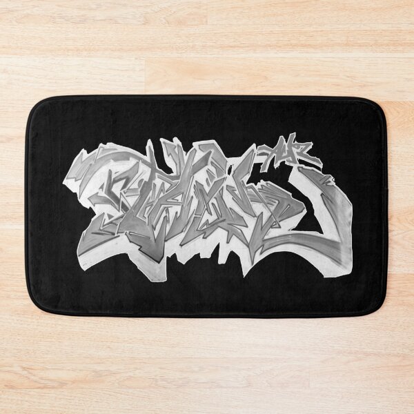 Item preview, white&black graffity on the black background designed and sold by --Andrii--.