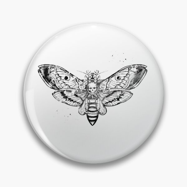 Item preview, Death's head, Moth poster designed and sold by Liededrom..