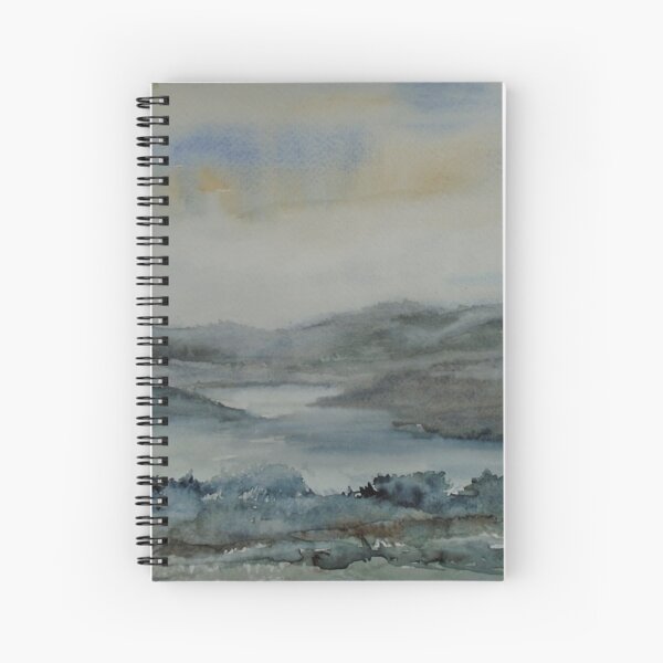 Mist Over Lakeland Spiral Notebook