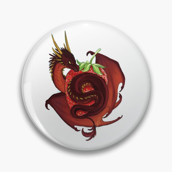 Item preview, Strawberry Dragon designed and sold by creaturecave.
