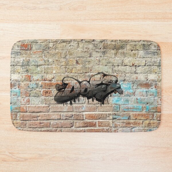 Item preview, "does" black graffity on the wall background designed and sold by --Andrii--.