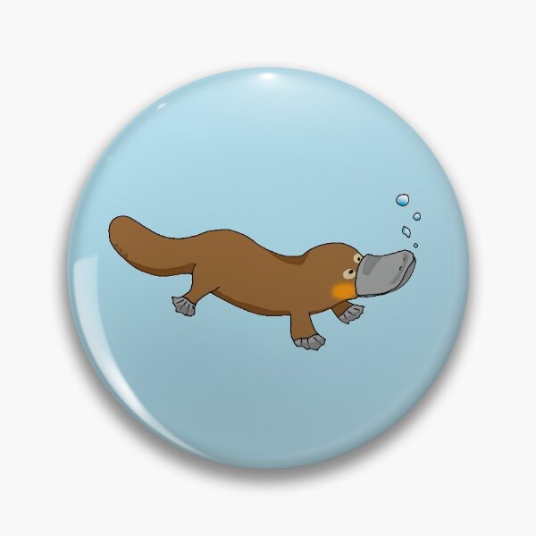 Item preview, Cute duck billed platypus designed and sold by CuteCartoon.