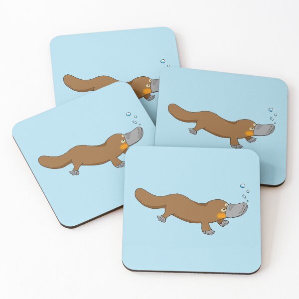 Item preview, Cute duck billed platypus designed and sold by CuteCartoon.