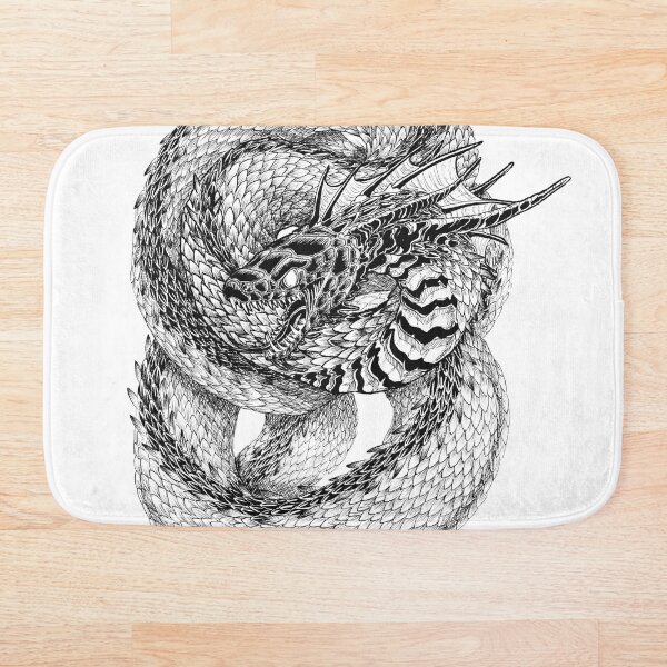 Coiled Venom Bath Mat