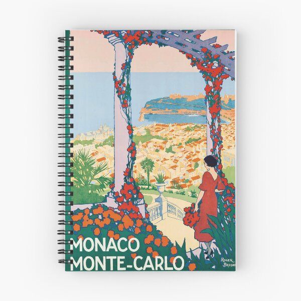 Item preview, PLM Monaco vintage travel poster designed and sold by stickart-marek.