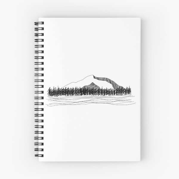 Item preview, Mountain sketch designed and sold by dandouna321.