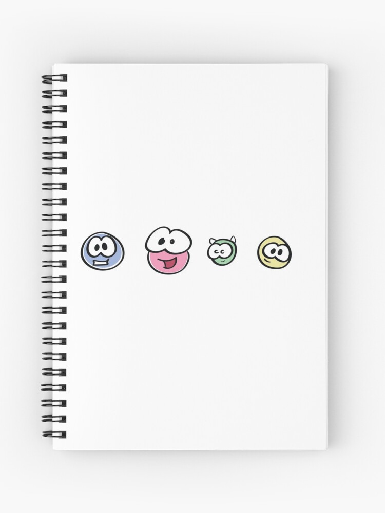 Meeps Cute Meep Set Spiral Notebook By Theresthisthing Redbubble - meep thing roblox