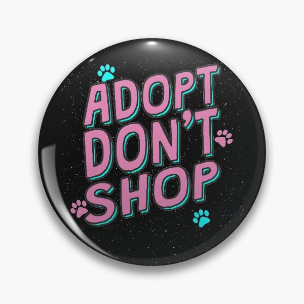 Item preview, Adopt Don't Shop Animals Lover Gift Cute Dogs and Cats Paw Prints  designed and sold by alenaz.