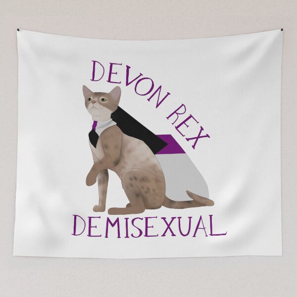 Item preview, Devon Rex Demisexual designed and sold by oakwyrm.