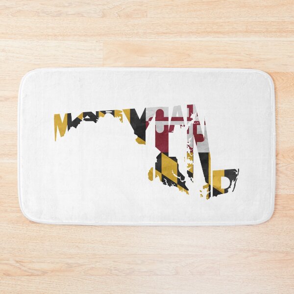 Item preview, Maryland Typographic Map Flag designed and sold by A Deniz Akerman.