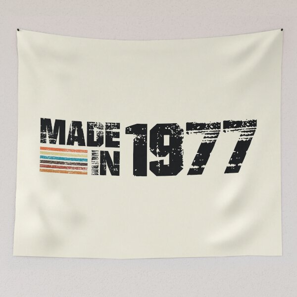 Item preview, Made in 1977 Vintage 43th Birthday Gift designed and sold by AlessiaJD.