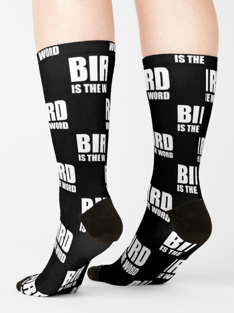 "Bird Is The Word" Socks by artpirate Redbubble