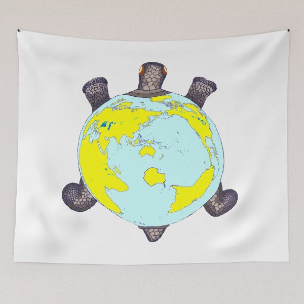 Item preview, Turtle Shell World Map designed and sold by davidfraser.